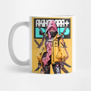 AKIBA DRIP - 🟧🩵🟧「✦ TECH WEAR SAMURAI GIRL X1 ✦ 」 🟧🩵🟧 ANIME MANGA JAPAN AKIHABARA FASHION Mug